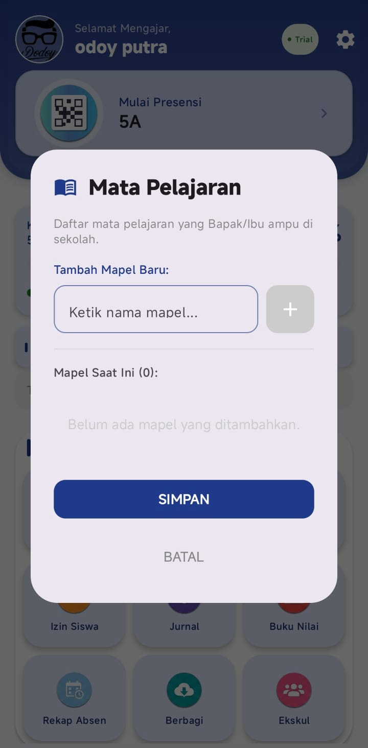 Dummy Buku Nilai